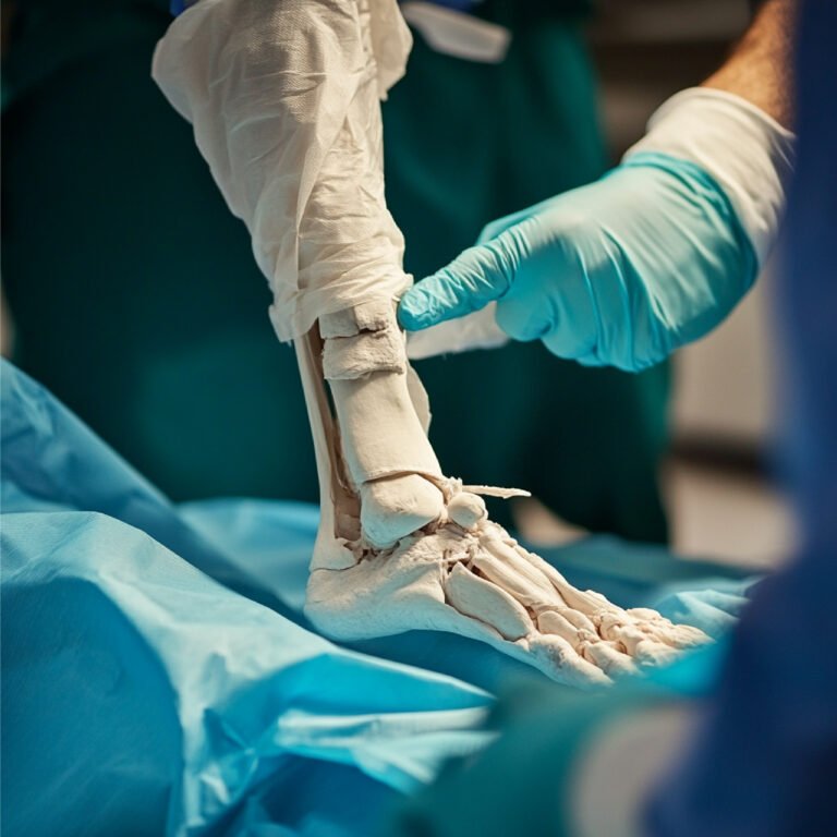 chirurgie de remplacement de la cheville avec techniques avancées