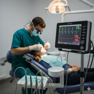 Surveillance médicale pendant un traitement dentaire sous sédation