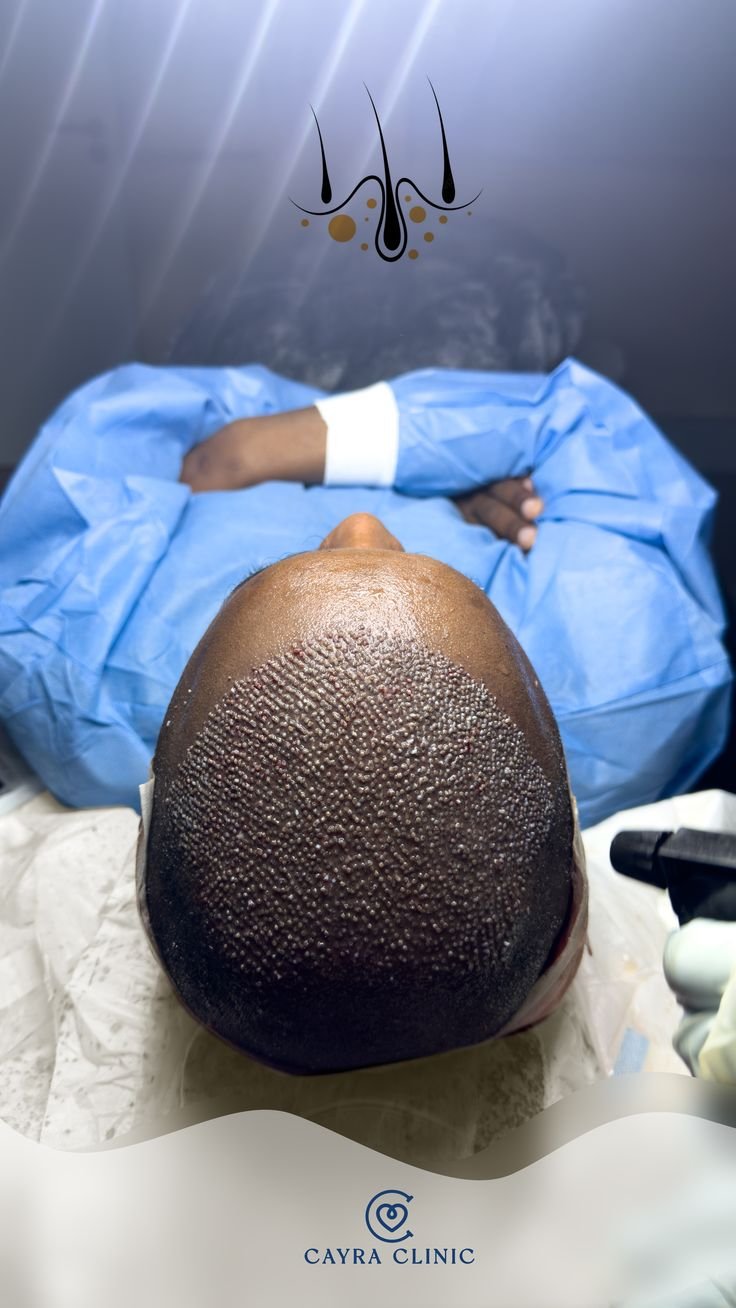 greffe de cheveux dhi réalisée par des chirurgiens experts en turquie