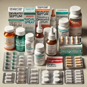 Médicaments pour la déviation de la cloison nasale