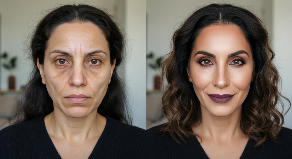 Lipofilling du visage avant après