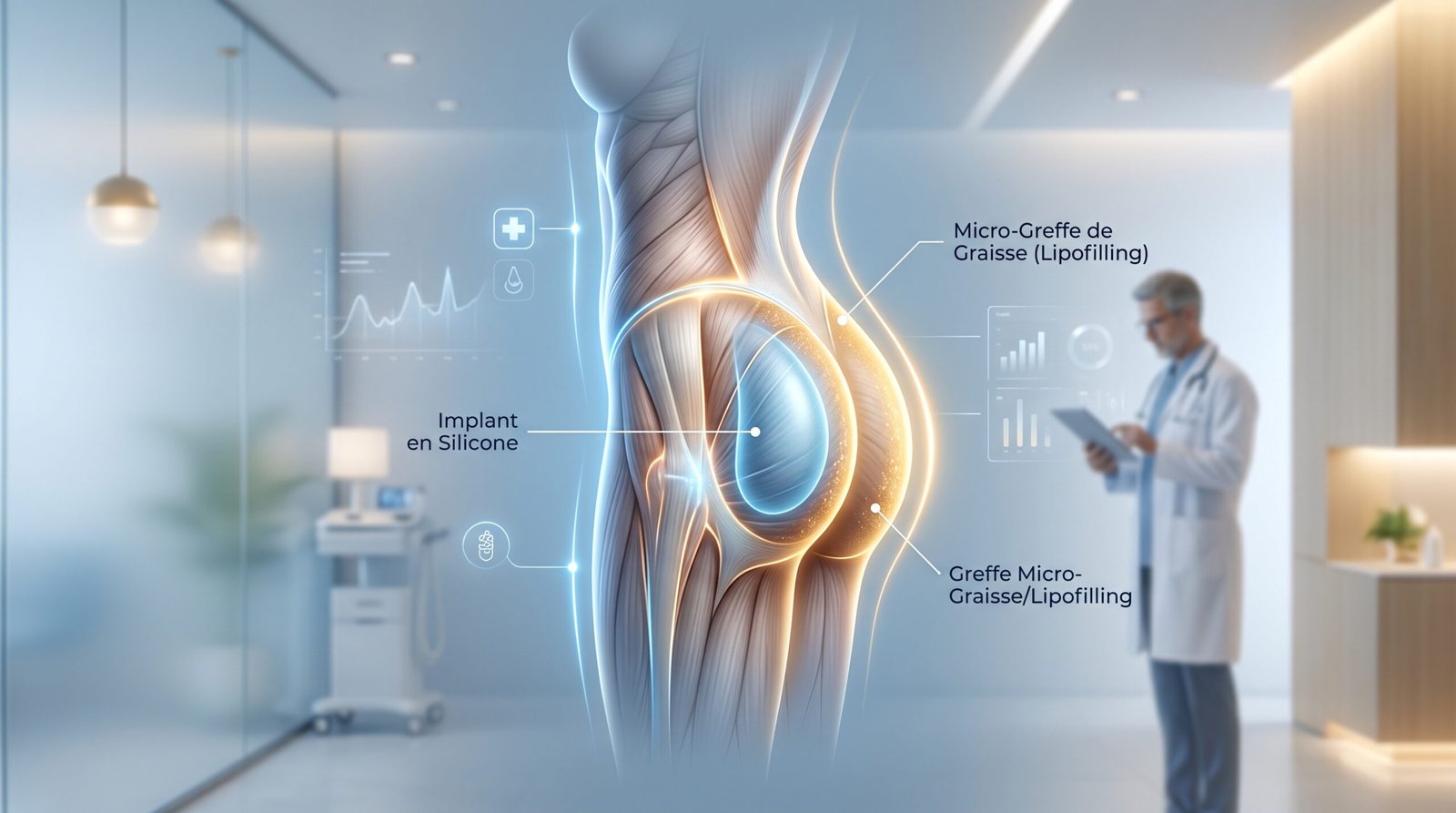 augmentation fessiere hybride