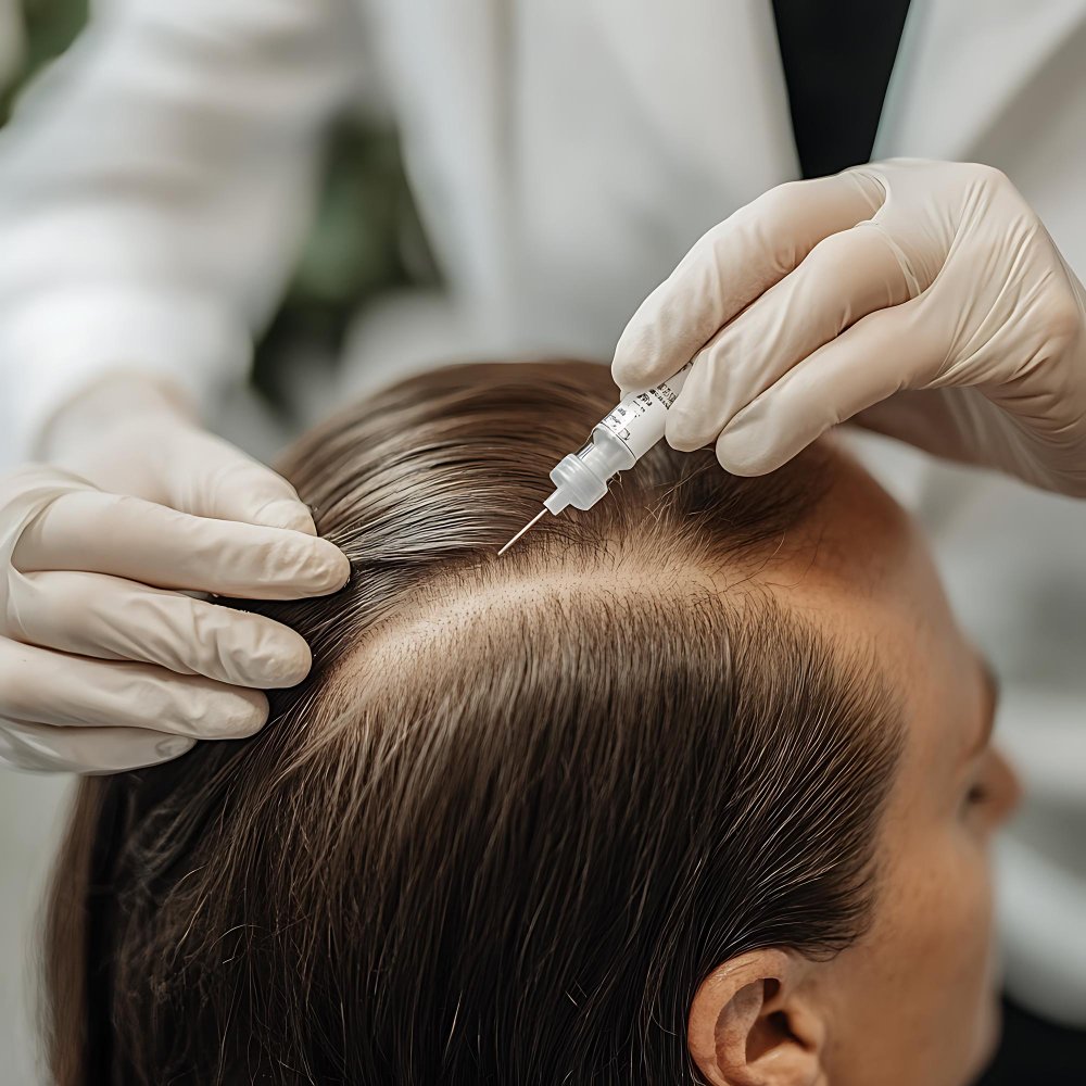 Mésothérapie capillaire pour nourrir le cuir chevelu et fortifier les cheveux
