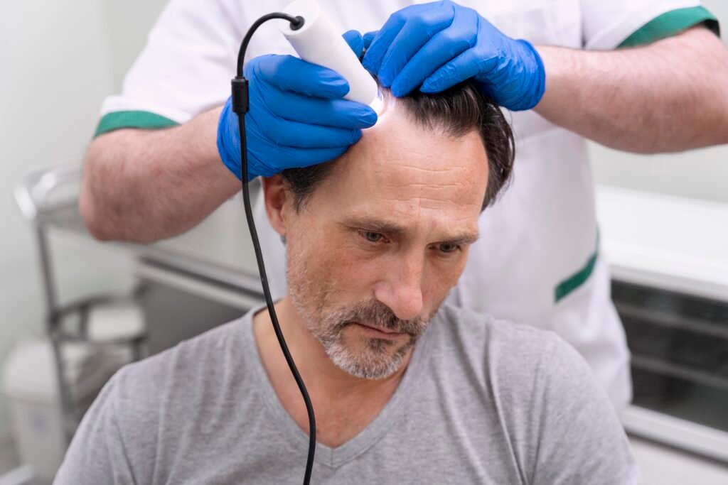 Évolution de la repousse des cheveux mois par mois suite au shock loss post-opératoire