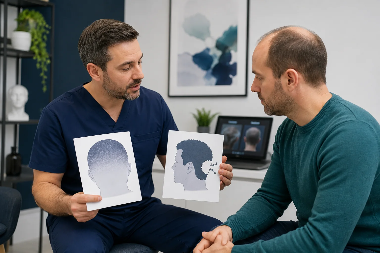 SMP ou greffe de cheveux